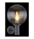 Hedwig Globe Wall Lights Stainless Steel IP44 Glass Shade 1x E27-4