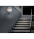 Hedwig Globe Wall Lights Stainless Steel IP44 Glass Shade 1x E27-9