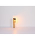 Etsi Outdoor Pedestal Light Wood Look Dark IP44 Smoke Glass Shade 1x E27-8