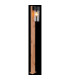 Etsi Outdoor Bollard Wood Look Dark IP44 Smoke Glass Shade 1x E27-5