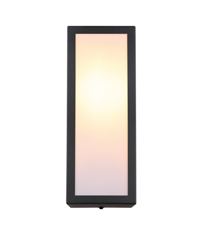 Gundula Outdoor Wall Lantern Matt Black IP44 1x E27-3
