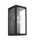 Gundula Outdoor Wall Lantern Matt Black IP54 1x E27-2