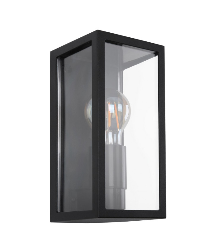 Gundula Outdoor Wall Lantern Matt Black IP54 1x E27-2