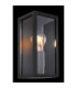 Gundula Outdoor Wall Lantern Matt Black IP54 1x E27-4
