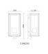 Logana Outdoor Wall Lantern Matt Black IP44 1x E27 Dawn Dusk Sensor-6