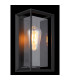 Logana Outdoor Wall Lantern Matt Black IP44 1x E27-4