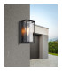Logana Outdoor Wall Lantern Matt Black IP44 1x E27-5