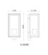 Logana Outdoor Wall Lantern White Matt IP44 1x E27 Dawn Dusk Sensor-5