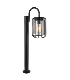 Adelheid Outdoor Bollard Matt Black IP44 1x E27-1