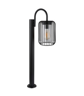 Adelheid Outdoor Bollard Matt Black IP44 1x E27-2