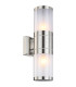 Xeloo Outdoor Up Down Wall Lamp Stainless Steel IP44 2x E27-1