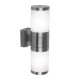 Xeloo Outdoor Up Down Wall Lamp Stainless Steel IP44 2x E27-2