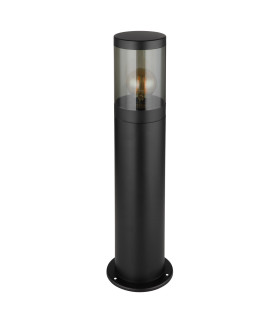 Xeloo Outdoor Bollard Matt Black IP44 1x E27-2