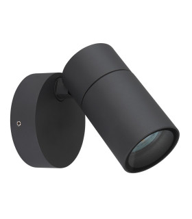 Piper Outdoor Spotlight Anthracite Matt IP44 Clear Glass Shade 1x GU10-2