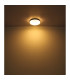 Vranos Outdoor Flush Matt Black IP44 Opal Glass Shade 3x E27-4