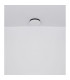 Vranos Outdoor Flush Matt Black IP44 Opal Glass Shade 3x E27-6