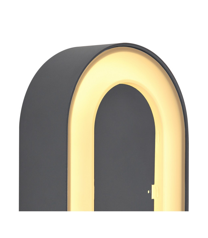 Sura Outdoor Flush Wall Lamp Anthracite IP54 LED 3000K-4