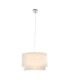 Lee Cylindrical Pendant Ceiling Light Nickel Matt 1x E27-1
