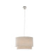Lee Cylindrical Pendant Ceiling Light Nickel Matt 1x E27-2