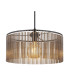 Leeds Cylindrical Pendant Ceiling Light Matt Black 1x E27-3