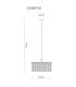 Leeds Cylindrical Pendant Ceiling Light Matt Black 1x E27-9