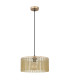 Leeds Cylindrical Pendant Ceiling Light Gold Colours Antique 1x E27-2