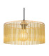Leeds Cylindrical Pendant Ceiling Light Gold Colours Antique 1x E27-3