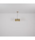 Leeds Cylindrical Pendant Ceiling Light Gold Colours Antique 1x E27-7