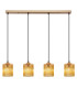 Leeds Bar Pendant Ceiling Light Gold Colours Antique 4x E14-3