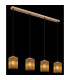 Leeds Bar Pendant Ceiling Light Gold Colours Antique 4x E14-5