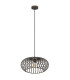 Max Wire Frame Pendant Ceiling Light Brown 1x E27-2
