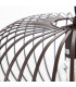 Max Wire Frame Pendant Ceiling Light Brown 1x E27-4