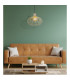 Mateo Wire Frame Pendant Ceiling Light Creme Coloured Matt 1x E27-8