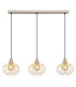 Mateo Bar Pendant Ceiling Light Creme Coloured Matt 3x E27-3