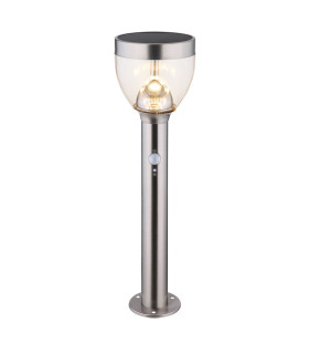 Solar Light Outdoor Bollard Stainless Steel IP44 LED 3000K-1