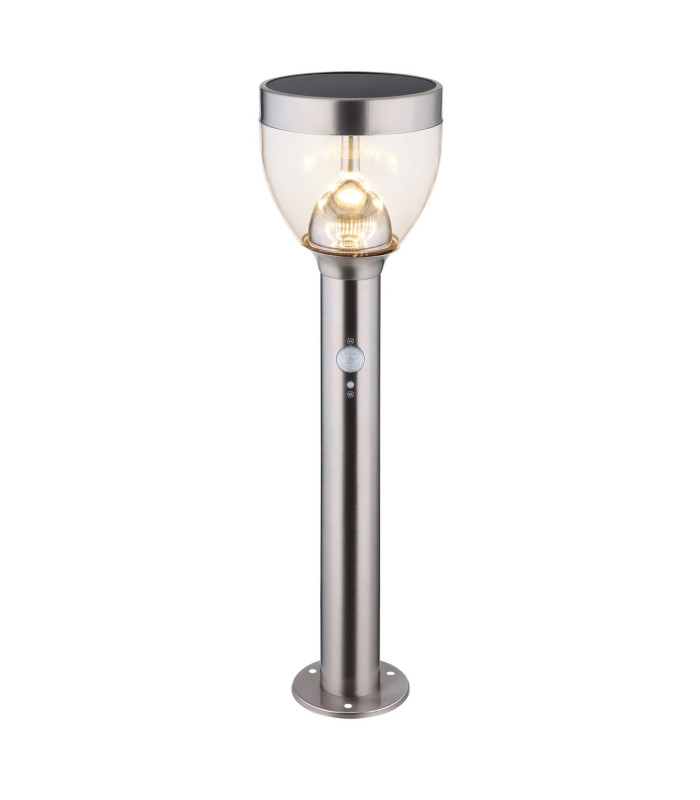 Solar Light Outdoor Bollard Stainless Steel IP44 LED 3000K-1