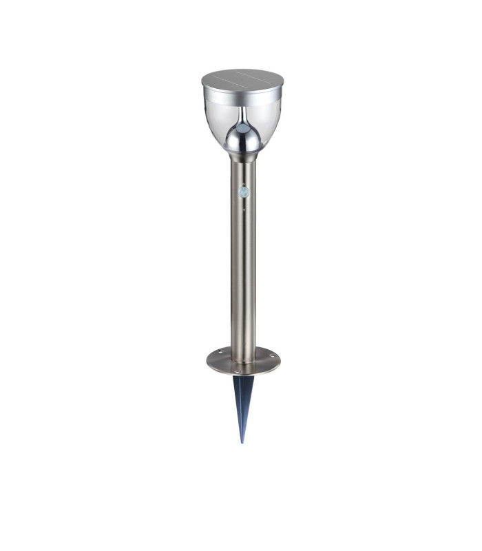 Solar Light Outdoor Bollard Stainless Steel IP44 LED 3000K-2
