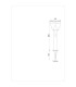 Solar Light Outdoor Bollard Stainless Steel IP44 LED 3000K-7