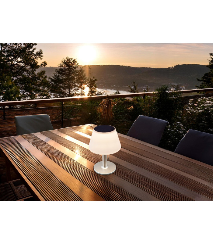 Solarleuchte Outdoor Lighting Stainless Steel IP44 10x LED 2800K-8