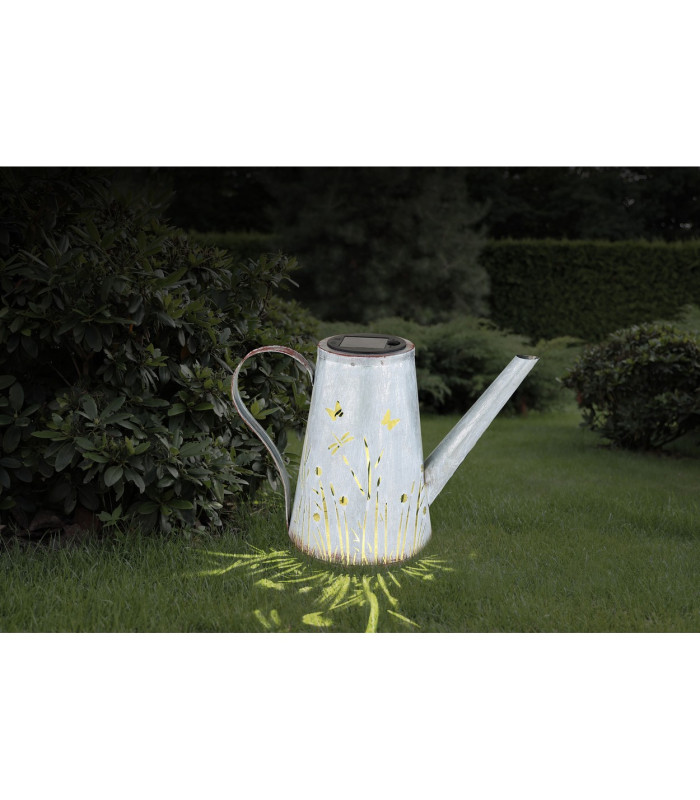 Solarleuchte Outdoor Lighting Blue Antique IP44 Watering Can LED 3000K-4
