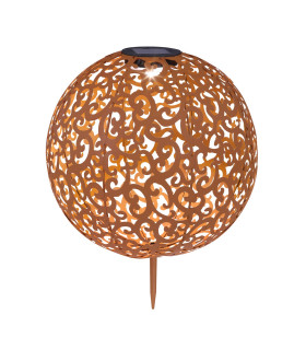 Solarleuchte Outdoor Lighting Rust Colored IP44 LED 3000K-1