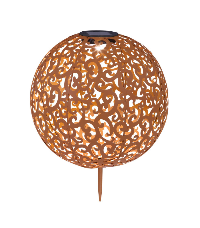 Solarleuchte Outdoor Lighting Rust Colored IP44 LED 3000K-1
