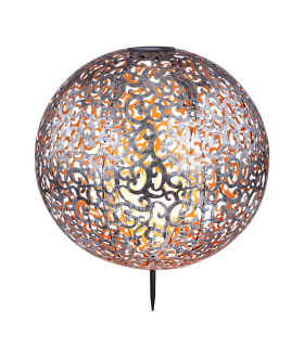Solarleuchte Outdoor Lighting Silver Colored IP44 LED 3000K-1
