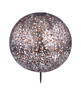Solarleuchte Outdoor Lighting Silver Colored IP44 LED 3000K-2