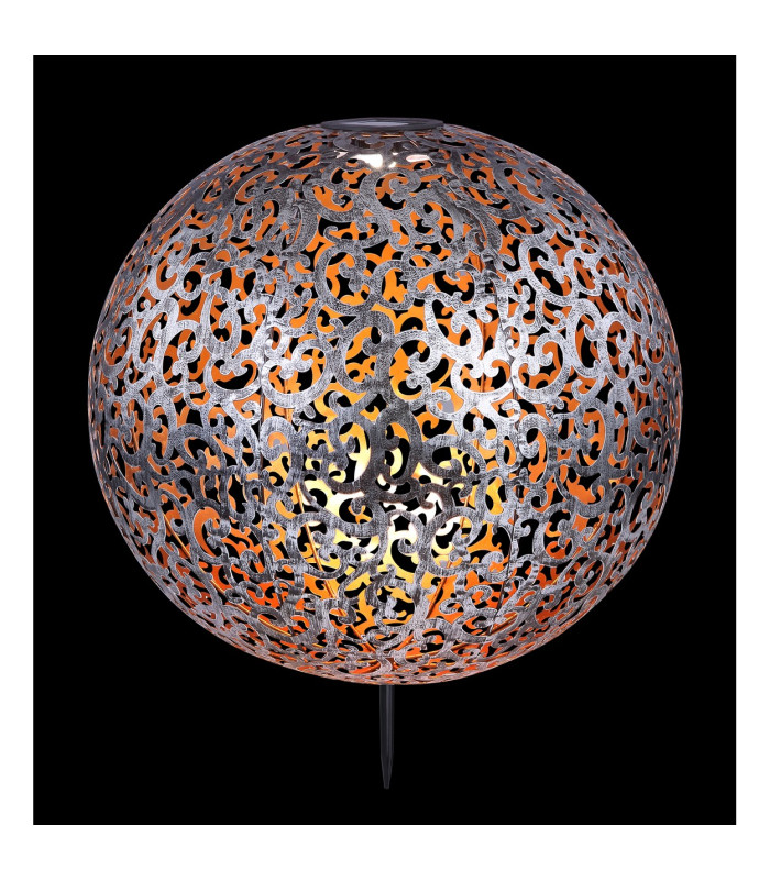 Solarleuchte Outdoor Lighting Silver Colored IP44 LED 3000K-4