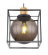 Hilko Wire Frame Pendant Ceiling Light Matt Black 1x E27-4
