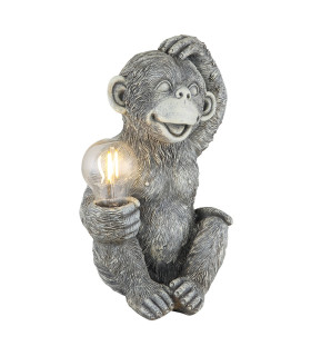 Solarleuchte Outdoor Lighting Grey Matt IP44 Monkey LED 3000K-1