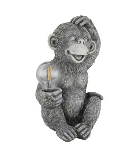 Solarleuchte Outdoor Lighting Grey Matt IP44 Monkey LED 3000K-2