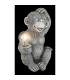 Solarleuchte Outdoor Lighting Grey Matt IP44 Monkey LED 3000K-5