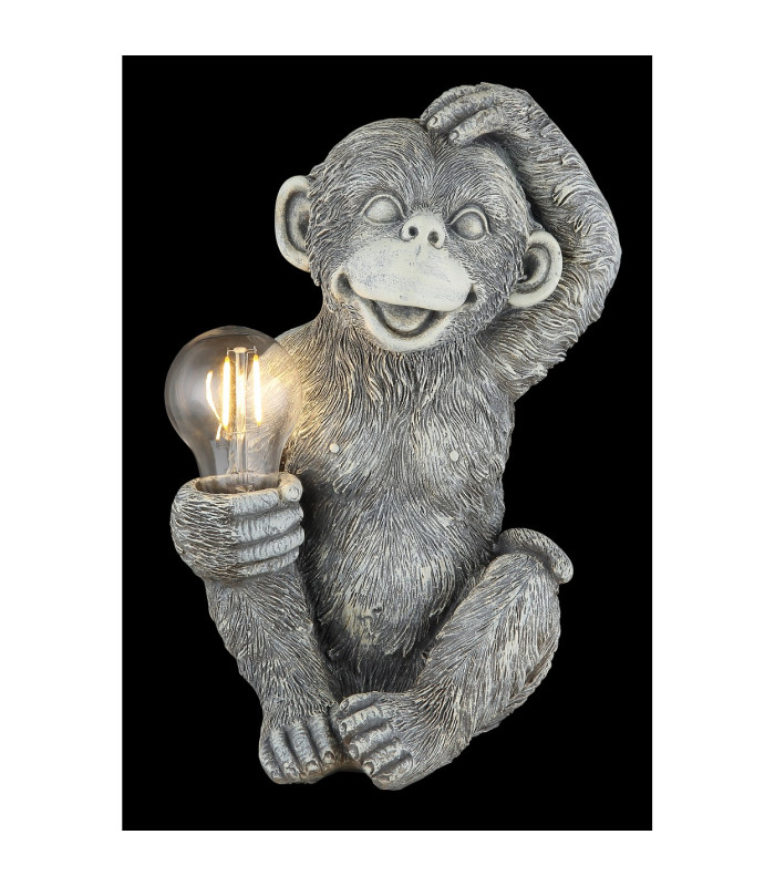 Solarleuchte Outdoor Lighting Grey Matt IP44 Monkey LED 3000K-6
